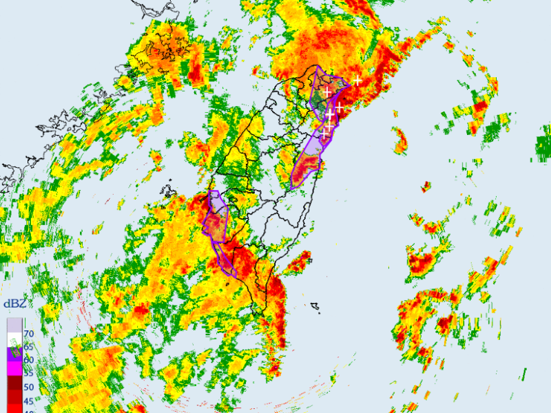 大雷雨! 宜花預估將持續至今下午17時30分止